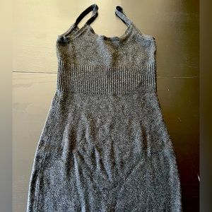Wool blend stretch bodycon dress